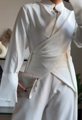 Shadow-Glow Blouses White